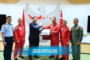 Jupiter Aerobatic Team Kunjungi KBRI Singapura, Perkuat Diplomasi Pertahanan Indonesia