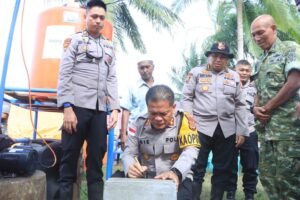 Kapolres Aceh Utara Resmikan Sumur Bor Karya Mahasiswa STIK, Bantu Warga Atasi Krisis Air Bersih