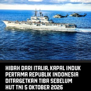 Hibah Italia untuk Indonesia: Kapal Induk Giuseppe Garibaldi Siap Perkuat TNI AL dan Respons Bencana