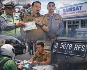 Tunggak Pajak, Kendaraan Tak Bisa Digunakan Secara Legal