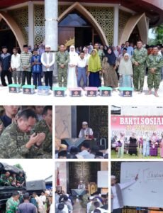 Panglima TNI Bersilaturahmi dan Bagikan Sembako di Awal Ramadhan Bersama Ustadz Adi Hidayat di Pangandaran