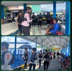 Sat Samapta Polres Ternate Intensifkan Patroli di Titik Keramaian, Jaga Situasi Tetap Kondusif