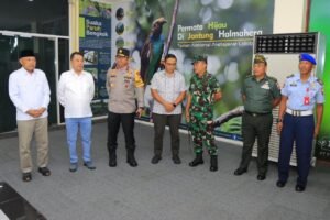 Wakapolda Malut Sambut Kunker Jampidum Asep Nana Mulyana di Bandara Sultan Babullah