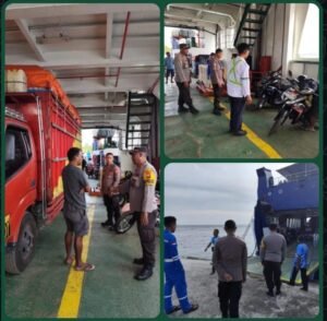 Polsek Mangoli Timur Edukasi Keselamatan Pelayaran di Pelabuhan Feri Mangoli