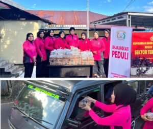 Polsek Ternate Utara dan Bhayangkari Berbagi Takjil, Pererat Silaturahmi di Bulan Ramadan