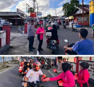 Polsek Pulau Ternate Berbagi Takjil, Pererat Silaturahmi dengan Masyarakat di Bulan Ramadan