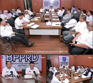 Sekda Ternate Evaluasi Kinerja Pendapatan Daerah, Tren Semester I 2026 Lebih Baik dari Tahun Lalu