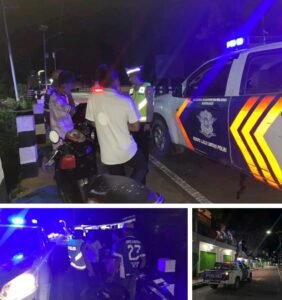 Satlantas Polres Kepulauan Sula Intensifkan Patroli Malam di Kota Sanana, Cegah Balap Liar dan Jaga Kamseltibcarlantas