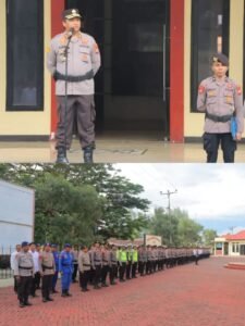 Kapolres Kepulauan Sula Pimpin Apel Pagi, Tekankan Disiplin dan Profesionalitas Personel
