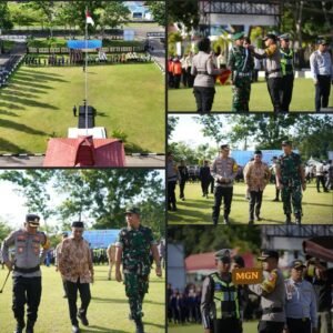 Wabup Halteng Hadiri Apel Gelar Pasukan Operasi Ketupat Kie Raha 2026