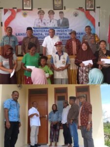 Wakil Bupati Halmahera Tengah Serahkan Insentif dan Bantuan Rumah Layak Huni di Weda Tengah
