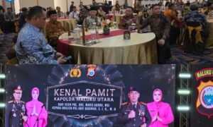 Bupati Halut Hadiri Kenal Pamit Kapolda Maluku Utara