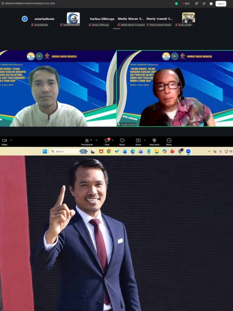 Datang Berobat, Pulang Membawa Keadilan? Webinar Nasional MHI Kupas Tuntas Hak Pasien dan Wajah Baru Rumah Sakit Pasca Permenkes Nomor 6 Tahun 2026