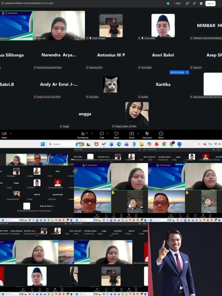 Webinar Nasional Mimbar Hukum Indonesia: Perjanjian Kawin Jadi Kunci Perlindungan Harta dalam Perkawinan Campuran