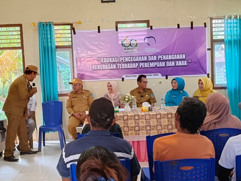 Bentuk Pos Pengaduan di Desa Wayamiga, DPD SWI Halsel Beri Apresiasi terhadap Srikandi Sibela 